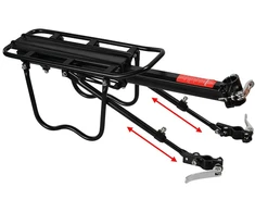 Rockbros Shelves bike rack - rear, seatpost, quick release