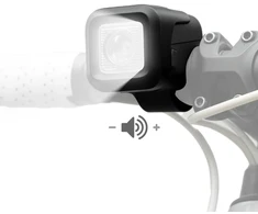 Rockbros SKL01 Front Bike Light 450 lm with 120 dB USB-C Bike Bell - Juodas