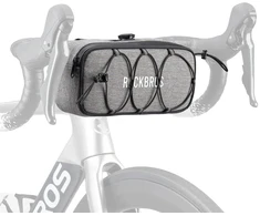 Rockbros TL001 ROAD TO SKY 1.9L Atsparus vandeniui Handlebar Bike Bag - Gray