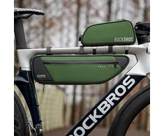 Rockbros TL003 ROAD TO SKY 2L Frame Bag Atsparus vandeniui - Žalias
