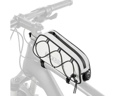 Rockbros TL004 ROAD TO SKY 0.7L Atsparus vandeniui Frame Bike Bag - Baltas