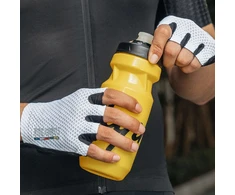 Rockbros TLS004 ROAD TO SKY Short Shock Absorbing Cycling Gloves S - Baltas