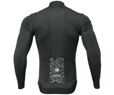 Rockbros TLWT001 ROAD TO SKY windproof insulated cycling jersey S - juodas