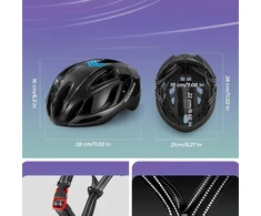Rockbros TS-42 lightweight bicycle helmet 58-62 cm - titanium