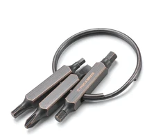 Rockbros VK-ARCO3 ROAD TO SKY Multitool 6-in-1 Keychain - Brown