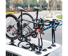 Rockbros XP1002 Suction Cup Roof Rack for 2 Bikes - Juodas