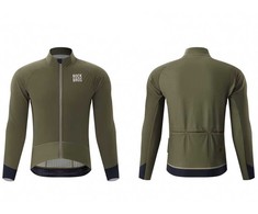 Rockbros YDWT014 Winter Fleece Double Layer Cycling Jacket Size XL - Žalias