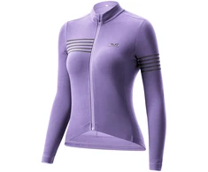 Rockbros YPW065 TVI Women's Long Sleeve Cycling Jersey Fall/Winter M - Violetinė