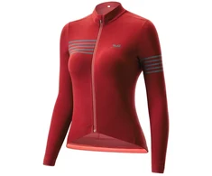 Rockbros YPW065 TVI Women's Long Sleeve Cycling Jersey Fall/Winter M - Raudona