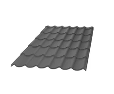 Roof tin. 2240 x 1180 mm.. 0.45 mm. anthracite matt