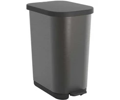 ROTHO Ribo Graphite - pedalo šiukšliadėžė - 35l