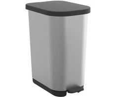 ROTHO Ribo Sidabrinis - pedal bin – 35l