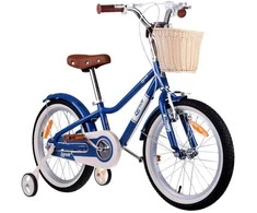 RoyalBaby Lovely City dviratis su krepšeliu vaikams Eurocle 18" RB18B-38