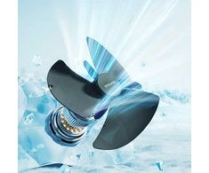 Ventiliatorius Rtako WD0Y6S Dual Impeller Mini Fan 3600mAh – juodos spalvos