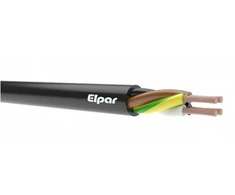 Rubber cable Elpar H05RR-F. 5 x 1.5 mm²