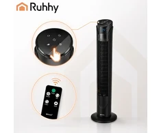 90cm juodas column fan + Ruhhy remote control