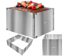 Ruhhy rectangular cake tin/confectionery rim