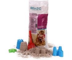 Sand for sandboxes Min2C 50 x 30 cm. ruda. 25 kg