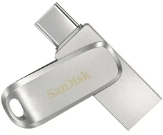 SanDisk Ultra Dual Drive Luxe USB flash drive 512 GB USB Type-A / USB Type-C 3.2 Gen 1 (3.1 Gen 1) Nerūdijantis plienas