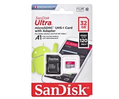 Memory card SanDisk Ultra. 32 GB. 120 Mb/s - 10 Mb/s