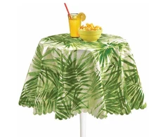 Sanem Tablecloth. oilcloth 1458-04. baltas/žalias. 100x140 cm