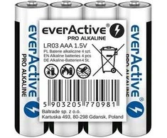 Šarminės baterijos AAA / LR03 everActive Pro 4 vnt