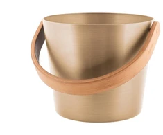 Sauna tub RENTO CHAMPAGNE. 5 l. 23 x 23 cm. champagne