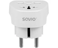 Savio AP-06 maitinimo adapteris/keitiklis Universalus 3750 W Baltas