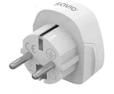 Savio AP-06 maitinimo adapteris/keitiklis Universalus 3750 W Baltas