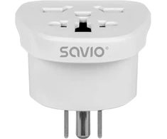 Savio AP-07 maitinimo adapteris/keitiklis Universalus 2500 W Baltas