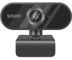 Savio CAK-04 webcam 720 MP 1280 x 720 pikselių USB Juodas