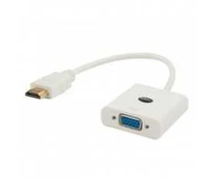 SAVIO HDMI (M) - VGA (F) ADAPTERIS Baltas CL-201