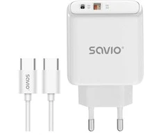 Savio LA-13 mobile device charger Universal Baltas AC Fast charging Indoor