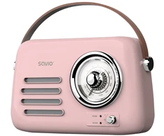 SAVIO RS-03 Portable radio, pink