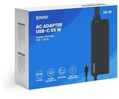 Savio ZA-01 mobile device charger Netbook, Nešiojamas kompiuteris, Išmanusis telefonas, Telephone Juodas AC Indoor