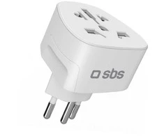 SBS CH Travel Adapteris - Universal - Baltas