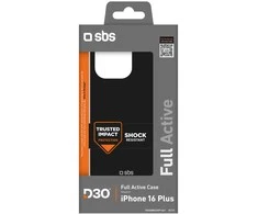 SBS Full Active D3O Apple iPhone 16 Plus – dėklas telefonui juodos spalvos