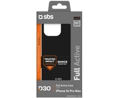 SBS Full Active D3O Apple iPhone 16 Pro Max – dėklas telefonui juodos spalvos