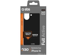 SBS Full Active D3O Apple iPhone 16 – dėklas telefonui juodos spalvos