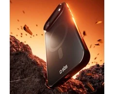 SBS Full Active Mag dėklas with D3O Technology skirtas Apple iPhone 17 Air – juodos spalvos
