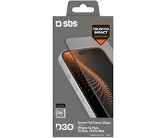 SBS Apsauginis stiklas D3O su rėmeliu Apple iPhone 16 Plus / iPhone 15 Plus