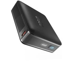 SBS HD 65W 20000mAh USB-C Power Bank with LCD Ekranas - Juodas