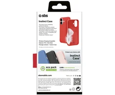 SBS Instinct iPhone 16 Case - Raudona