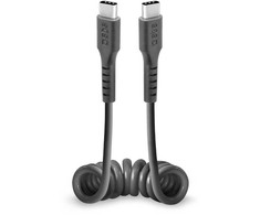 SBS TECABLETYPCCSK USB-C spiral cable - USB-C 0.5m - juodas
