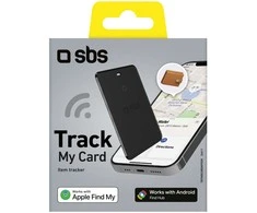 SBS Track My Card itin plonas universalus iOS ir Android lokatorius – Juodas