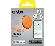 SBS Track My Tag universal tracker - oranžinis