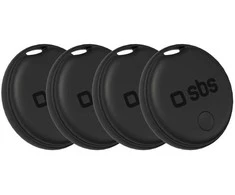 SBS universalus lokatorius „Track My Dual“ 4 vnt. rinkinys - juodas