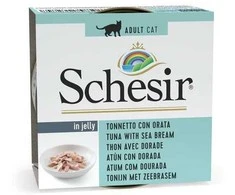 SCHESIR želė Tunas su karšiais - šlapias kačių maistas - 85 g