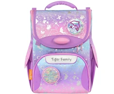 School backpack Tiger Family. pink. 31 cm x 19 cm x 36 cm