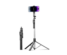 Selfie stick Orico SPM190 tripod 1/4" for phone camera with 360 degree rotation Bluetooth 5.2 - juodas